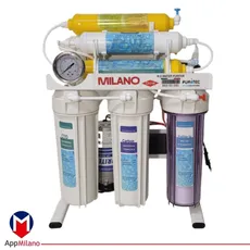 دستگاه تصفیه آب میلانو م نیمه فول با پمپ هیدون تایوان -تانک مکس 4  PLUSکد 8817